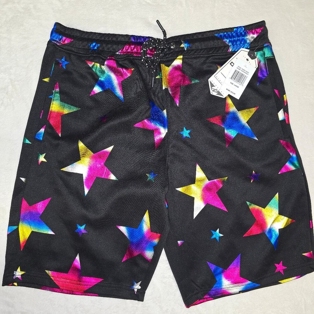 Drill Clothing Co stars print Shorts sz Large BNWT